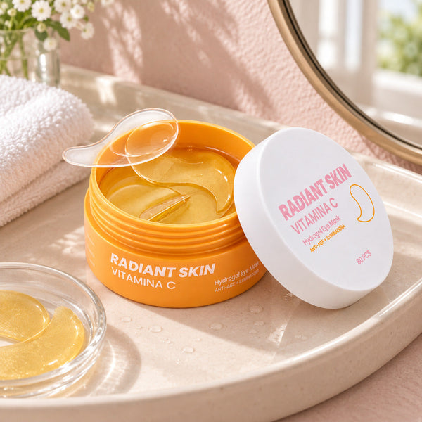 Parches de hidrogel para ojos con vitamina C