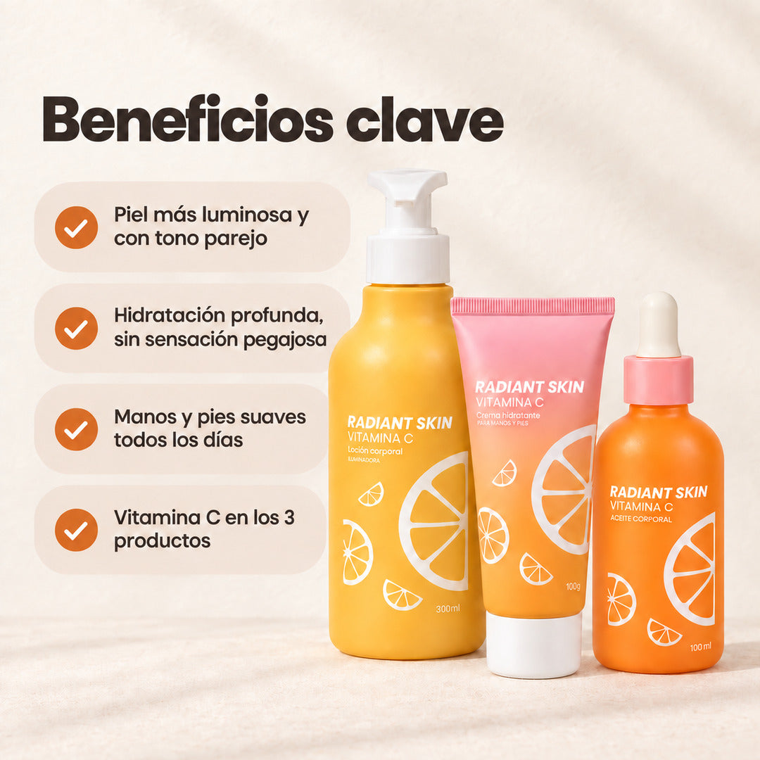 Combo Trío Glow Corporal