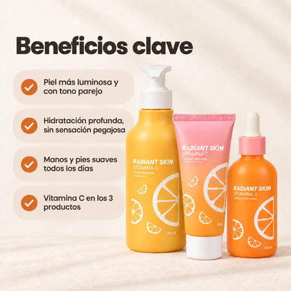 Combo Trío Glow Corporal