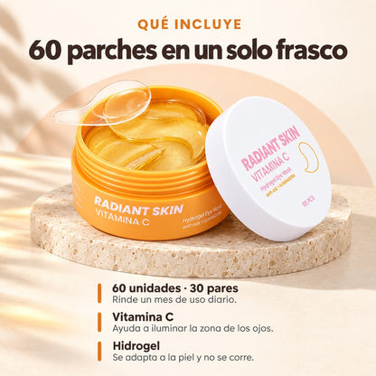Parches de hidrogel para ojos con vitamina C